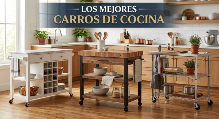 Los mejores carros de cocina auxiliares de 2026: comparativa y guía de compra